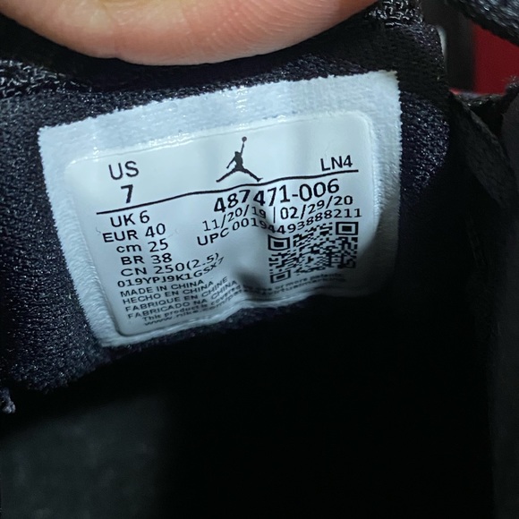 Mens Jordan 14 Retro Gym Red Toro sz 7 - Picture 8 of 8